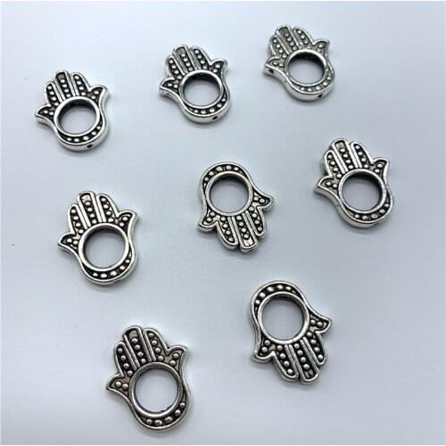 8pcs 20mm Alloy Beads Cap Ancient Alloy Charms Pendant Jewelry Finding Charms For Jewelry Making DIY Accessories #008