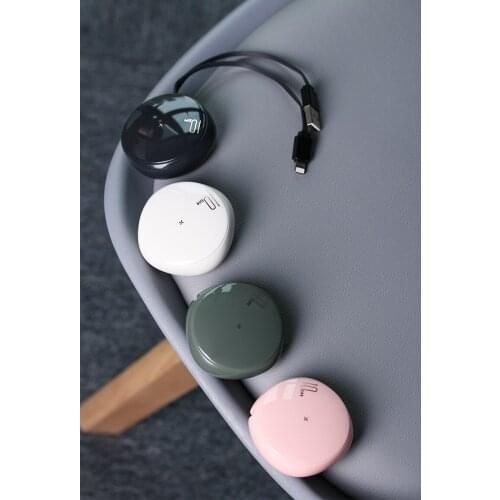 BAAQII 1M USB Telescopic Data Cable Fast Charge for Apple Easy To Carry Safety Simple Convenient to Use CB0688-CB0690