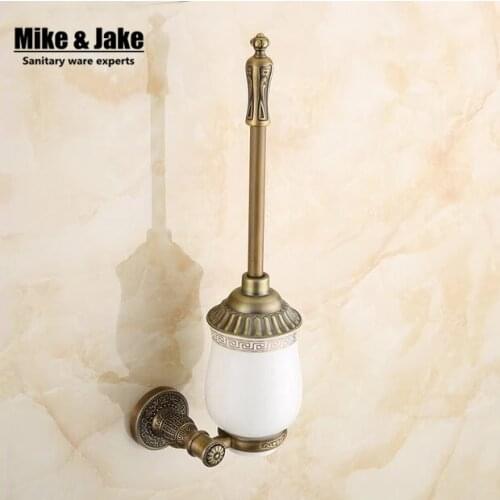 Antique brass bathroom toilet brush holder suits Archaize toilet rack holder Bathroom hardware accessories Toilet brush holder