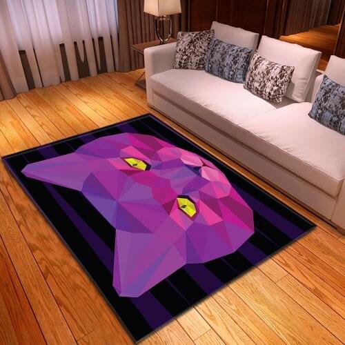 Childrens cartoon floor mats home bedroom non-slip floor mats modern living room thick carpet children crawling 3D printed rugs