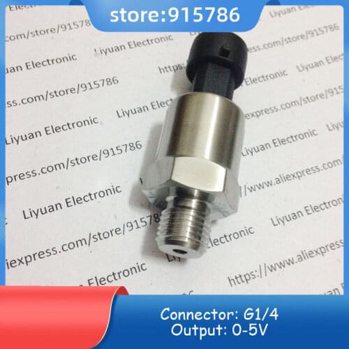 Diffused silicon -100kpa ~ 0 vacuum negative pressure sensor / G1 / 4 vacuum transmitters / 0 ~ 5V gas sensor