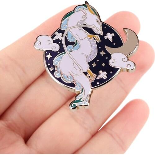 PF051 Dongmanli Anime Dogs Enamel Pins Badge Brooch Backpack Bag Collar Lapel Decoration Jewelry Gifts for Friends