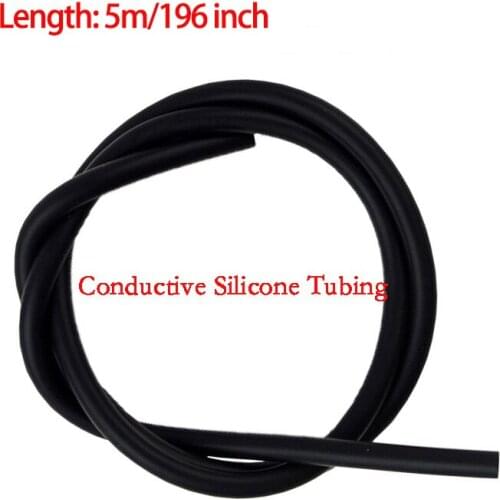 1.5x4mm Electrosex Conductive Silicone Rubber Tube TENS / ESTIM / E-STIM Homemade DIY Accessories