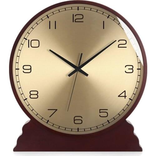 European Retro Table Clock Simple Clocks Living Room Table Watch Home Decoration Personality Creative Desktop Clock Vintage Gift