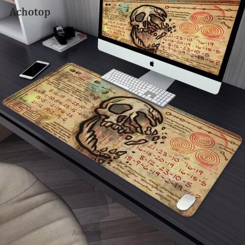 Gravity fall Anime 90x40cm XXL Locking Edge Large Gaming Mouse Pad Computer Gamer CS GO Keyboard Mouse pad manga Desk Mat Pads
