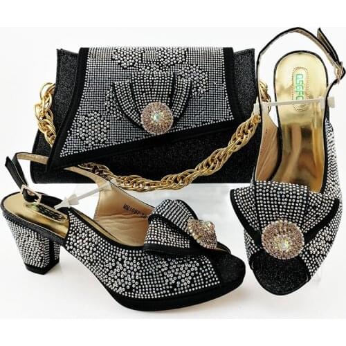 Italian shoes with matching bags african shoes and bags matching set nigerian shoes and matching bags for party shoes MM1097