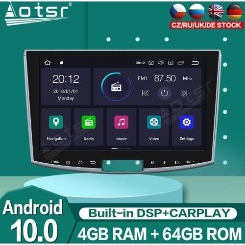 For VW Volkswagen Magotan 2012 2013 2014 2015 Android 10.0 Radio Car Multimedia Auto Stereo Player GPS Navigation Tape Recorder