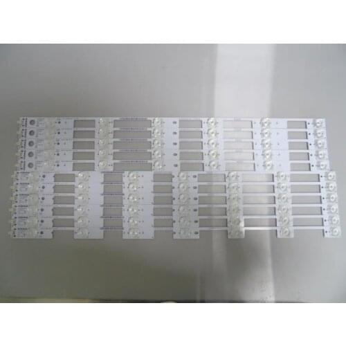 New 22 PCS(12*7LED 570mm+10*6LED 590mm ) LED backlight bar for KONKA LED55M1600B 35019621 35019619