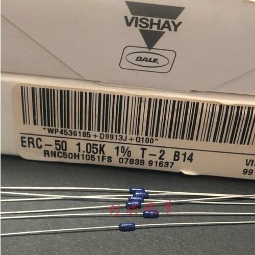 Original New 100% ERC-50 0.125W 1.05K 1% copper foot fever resistance (Inductor)