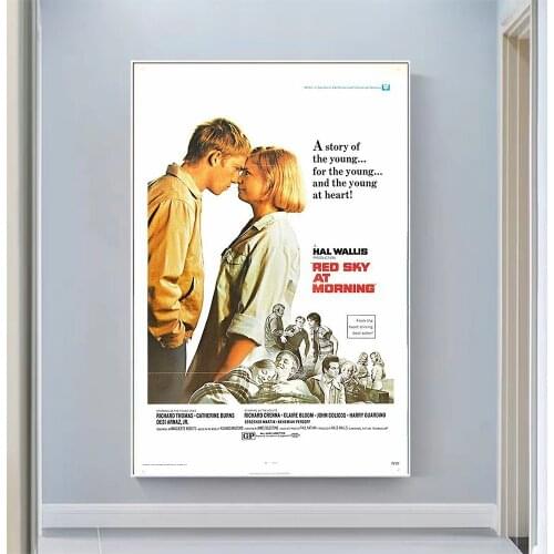 CP1093 Red Sky at Morning Classic Hot Movie Print Silk Fabric Poster Indoor Wall Art Decor Gift