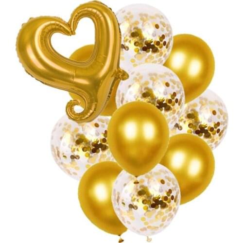 Valentines Day Balloon 12 Inch Latex Love Balloon Set Marriage Romantic Love Balloon, Suitable for Wedding, Halloween Christmas