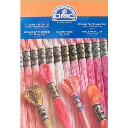 Embroidery Floss Thread Color Map Book