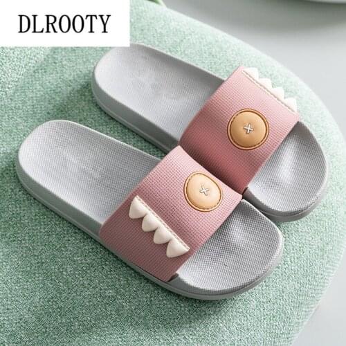 Women Slippers Sandals Flip Flops Bathroom Summer Fashion Cartoon Flats Breathable Non-slip Shoes Home Slides Casual Female