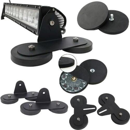 Led bar Magnet Lamp holder Car Magnetic Sucker Mounting bracket for Offroad truck ATV Ledbar Spotlights Led work Barra led light