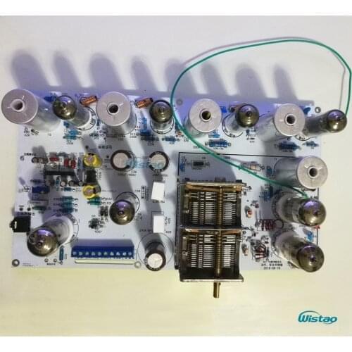 IWISTAO Tube FM Stereo Radio Tuner Finished PCBA Preamplifier Version No Including Power Transformer HIFI Audio 110V/220V DIY