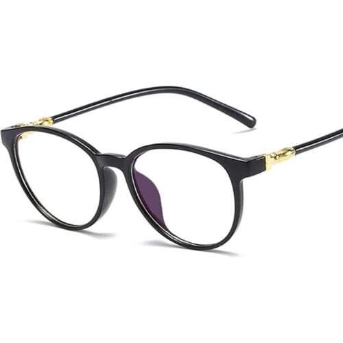 Vintage Glasses Frames For Women Clear Lens Ultralight Eyewear Cat Eye Optical Eyeglasses Female Transparent Pink Blue Oculos