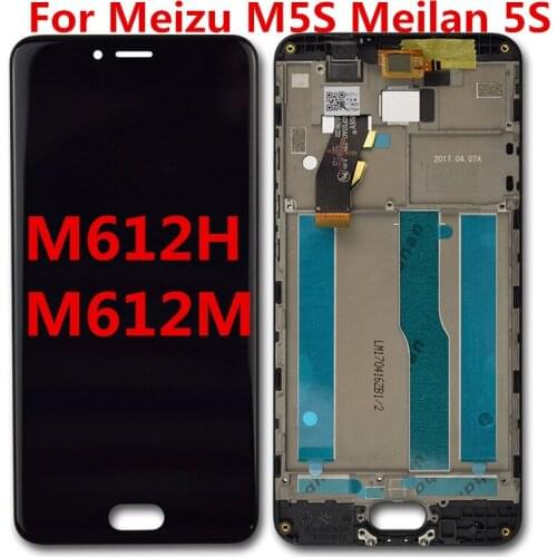 For Meizu M5S Meilan 5S M612H M612M LCD Display Touch Screen Mobile Phone Lcds Digitizer Assembly Replacement Parts