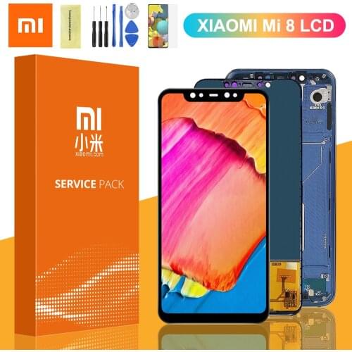 TFT LCD For Xiaomi Mi 8 LCD Display Touch Screen Digitizer Assembly With Frame Replacement Parts For Xiaomi Mi 8 Mi8