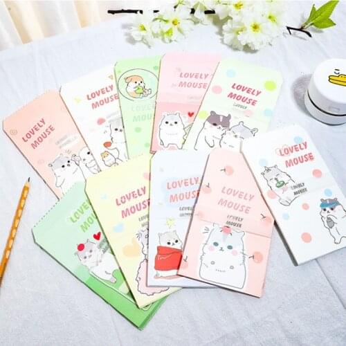 20piece Envelope mouse party Cartoon invitation message thank you New Cute Vintage Paper 20*11CM