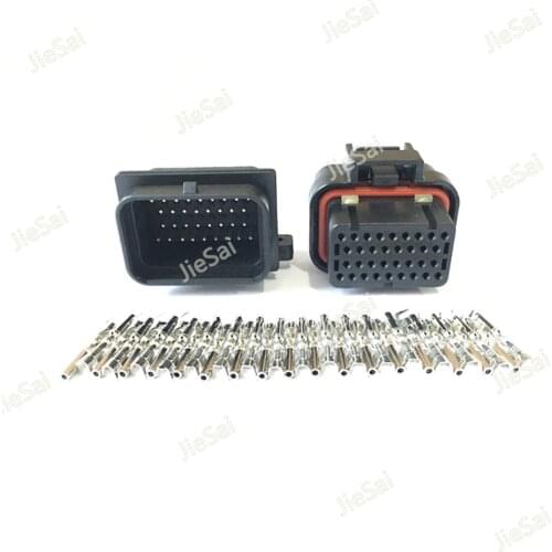 34 Pin 4-1437290-0 Female And Male Tyco AMP Auto Oil Gas Connector