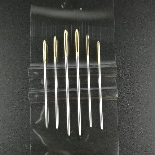 30pcs 5set Large-Eye Pullthrough Needle Quilting Darning Tapestry Hand Sewing DIY Canvas Leather Crafts Embroidery Tool