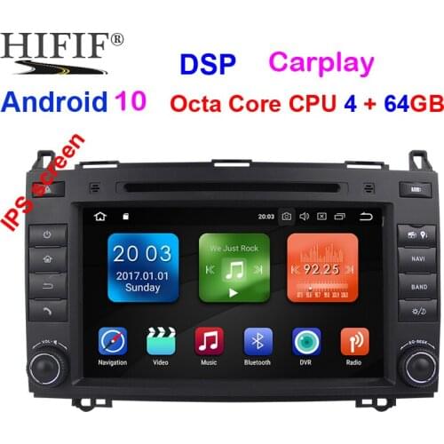 8"IPS Touch Screen Android 9.0 Car DVD Player for Mercedes-benz B200 W169 A160 Viano Vito GPS NAVI RADIO BT wifi 3G dvr free map