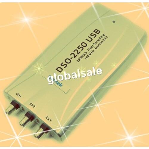FREE SHIPPING Hantek Digital storage Oscilloscope Virtual DSO-2250 250MS/s PC based digital oscilloscope