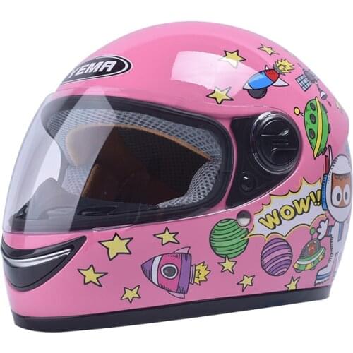 Kids Children Helmet Full Face Motorcycle Helmet for Boys Girls Baby Outdoor Sports Cycling Moto Riding Safety Helmets