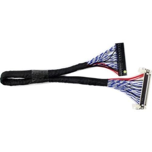LVDS CABLE FIX-30P 2ch 8bit for 17" 19" 21.5" 23" 1280x1024 1920x1080 LCD Screen