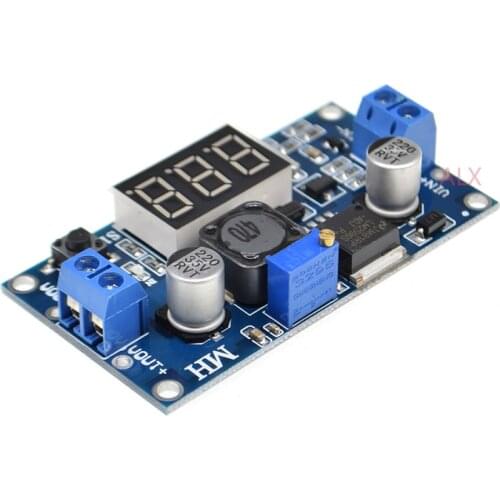 LM2596S-ADJ DC-DC adjustable step-down Voltage regulator power supply MODULE BOARD with LED Voltmeter 3A Buck Converter LM2596