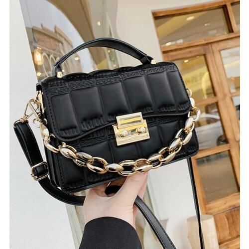 Small Square Bags For Women Messenger Bag 2021 Designer Candy Color Chain Handbag Female Shoulder Bag Cross Body Lady purse