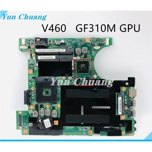 For Lenovo V460 laptop motherboard V460 HM55 with graphics card GF310M 512M DDR3 Notebook Mainboard tested good