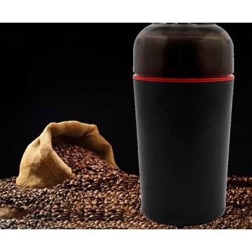 M2EE Mini Coffee Grinder Auto Coffee Bean Grind Mill EU Plug 4 Stainless Steel Blade for Espresso Hand Brewed coffee Spice