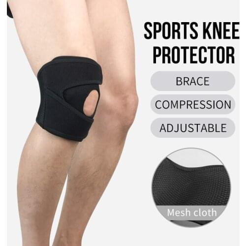 1 Pair Uniform Code Unisex Sport knee pad Using Round Hole Keep Patella In Correct Range Of Motion Used For Mountaineering Hikin