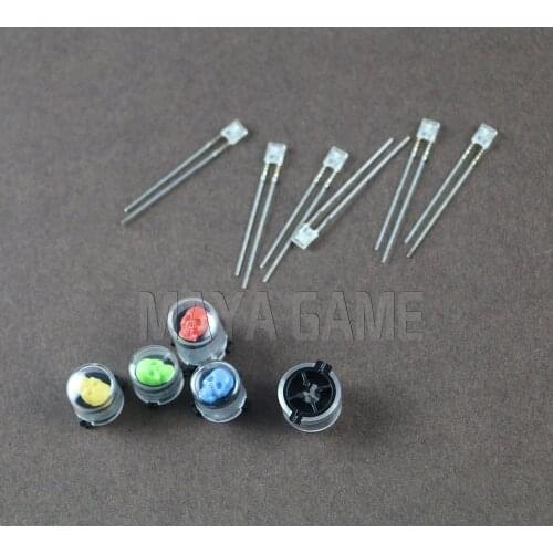 Newest Skull Ghost ABXY LED Light Up Buttons Joystick for Xbox One Controller