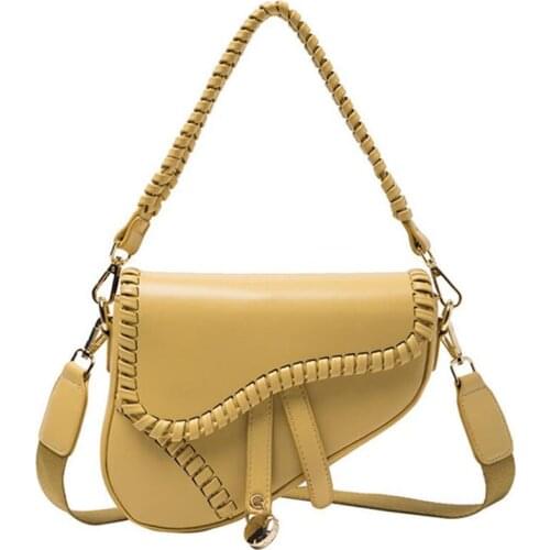 2021 New Style Women Shoulder Crossbody Bag Western Style Square Sling Handbag for Female Envelope Fashion Saddle Bag Fashion