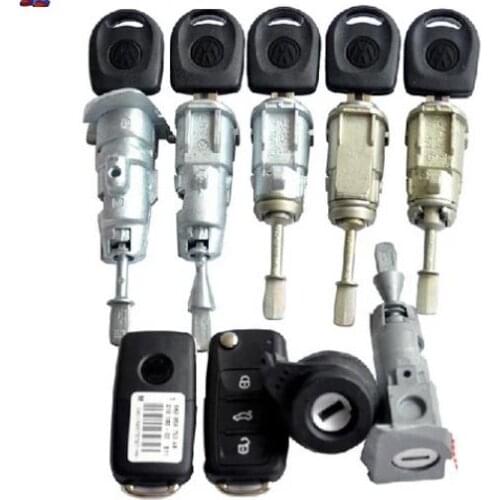 The new car lock forvw Jetta bora B5 passat magotan polo car lock left Car door lock free shipping
