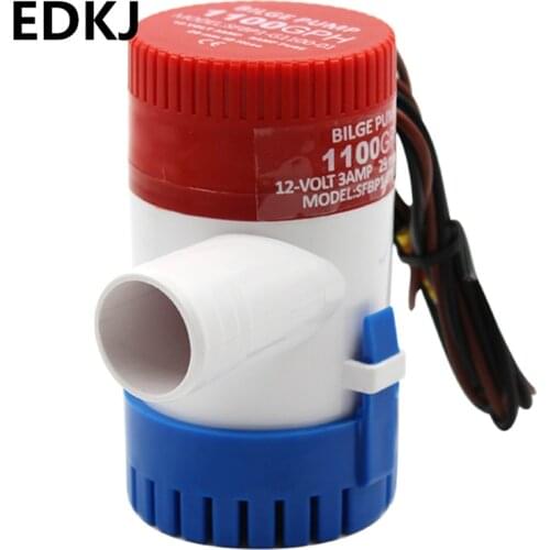 1pcs 12V/24V DC submersible pump/bottom pump/boat yacht drainage pump/boat pump 350 500 750 1100GPH home/motorhome water supply