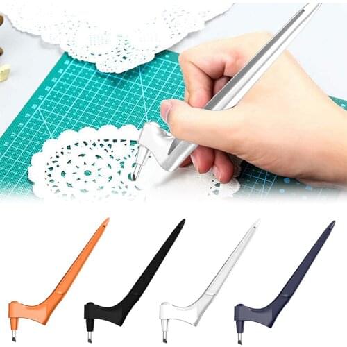 Craft Cutting Tools Hand-Held Carving 360-Degree Rotating Stainless Steel Utility Tool For Paper Cutting Scrapbooking