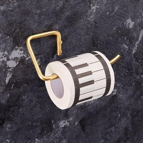 Luxurious Copper Tissue Holder Wall Mounted Toilet Roll Paper Rack Durable Storage Supplies for Bathroom Home