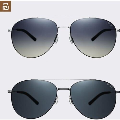 New Youpin ANDZ Nylon polarized blue film Pilot sunglasses Aviator glasses Sun Mirror UVA/UVB for Outdoor Travel Man Woman