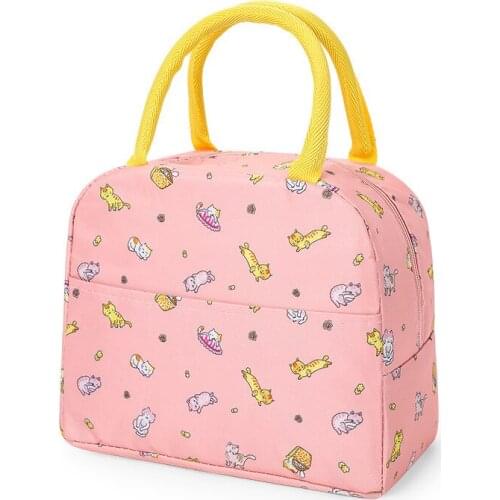 Handbag Bento Pouch Dinner Container School Food Storage Bags Portable Lunch Bag New Thermal Insulated Lunch Box Tote Cooler