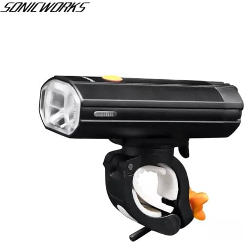 Bicycle Front Lamp Aluminum Alloy Plastic USB Rechargeable 800 Lumen LED Flashlight Mountain Bike headlight Road CyclingLights