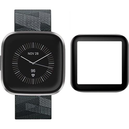 Screen Protector For Fitbit Versa 2 Full Coverage Clear Fibre Protective Film For Fitbit Versa 2 Versa 2 Wacth Protector Guard