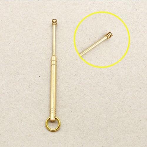 1Pc Brass Screw Head Spiral Ear Pick Spoon Ear Wax Removal Cleaner Ear Care Tool New