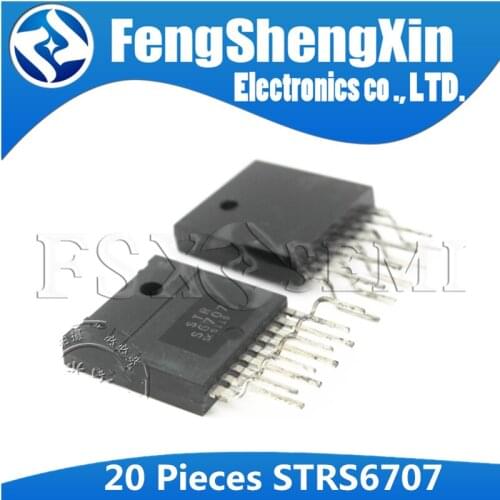 20PCS STRS6707 ZIP-9 S6707 ZIP OFF-LINE SWITCHING REGULATORS - WITH BIPOLAR SWITCHING TRANSISTOR