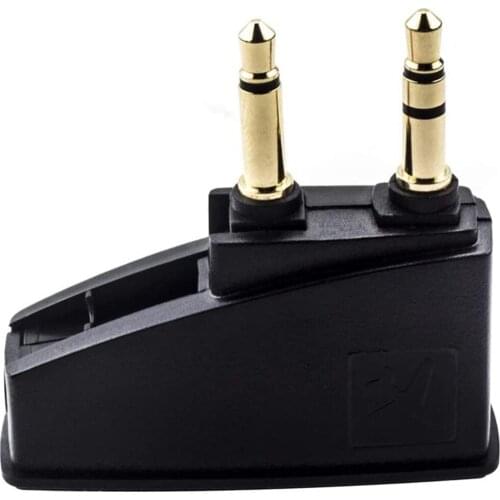 Airline Airplane Flight Headphone Adapter Compatible for Bose Quiet Comfort QC2/QC3/QC15/QC20/QC25, Aviation Plugs to 3.5mm Jack