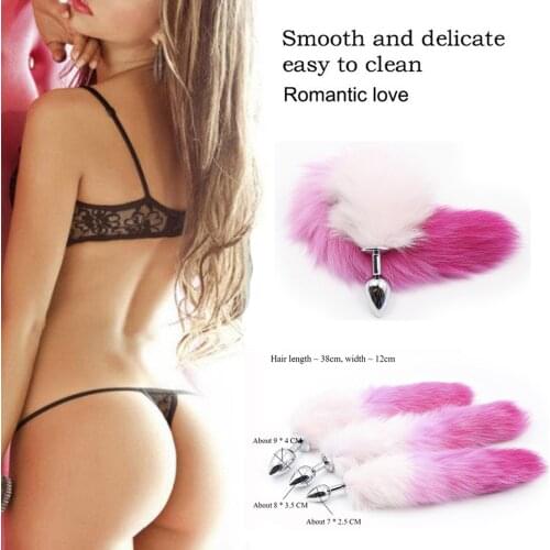 Fox Tail Anal Plug Metal Anus Butt Plug Adult Games Sex Products Flirting Couples Toys For Women Men Gay Exotic Accessories
