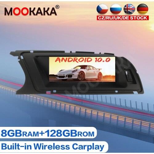 For Audi A4 B8 2009 - 2015 Android 8G+128GB Car Multimedia Player GPS Navigation Auto Radio Stereo Audio Tape Recorder Head Unit