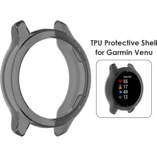 TPU Smart Watch Cover Transparent Smartwatch Shell Guard for Garmin Venu Protective Case Frame smart watch accessories